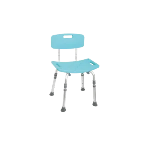 כסא רחצה אמריקאי בצבע כחול