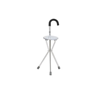 מקל כסא אפור מושב כחול