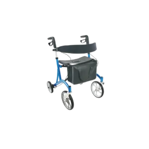 רולטור 4 גלגלים אלומיניום, מעוצב וקל משקל – צבע כחול וכולל תיק מהודר