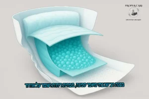 מבנה רב־שכבתי משפר ספיגה, מפחית ריחות ושומר על אוורור