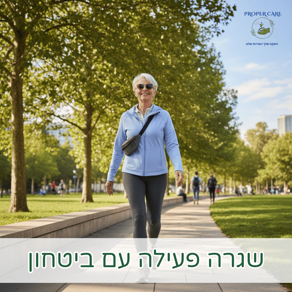 אדם פעיל ונייד נהנה מהליכה בחוץ עם ביטחון עצמי